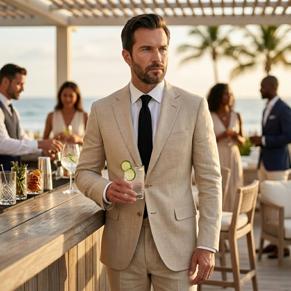 The Chesterfield Men’s Lightweight Summer Linen Blazer