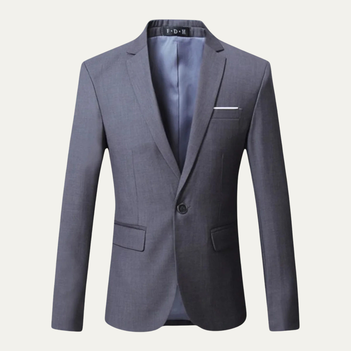 Men’s Classic Single-Breasted Suit Jacket
