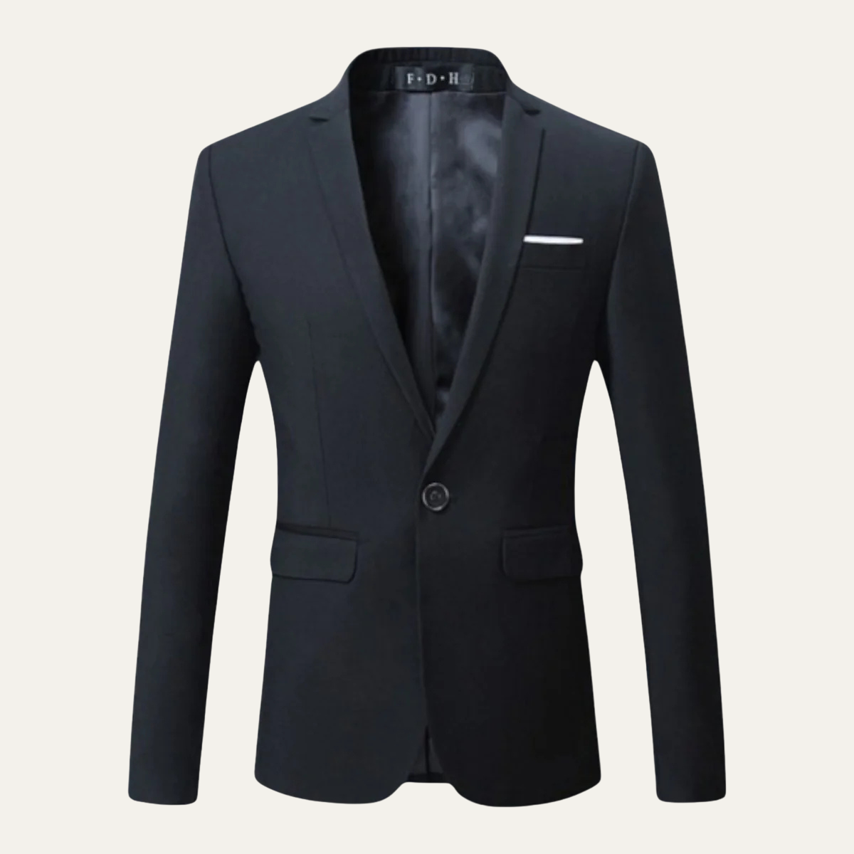 Men’s Classic Single-Breasted Suit Jacket