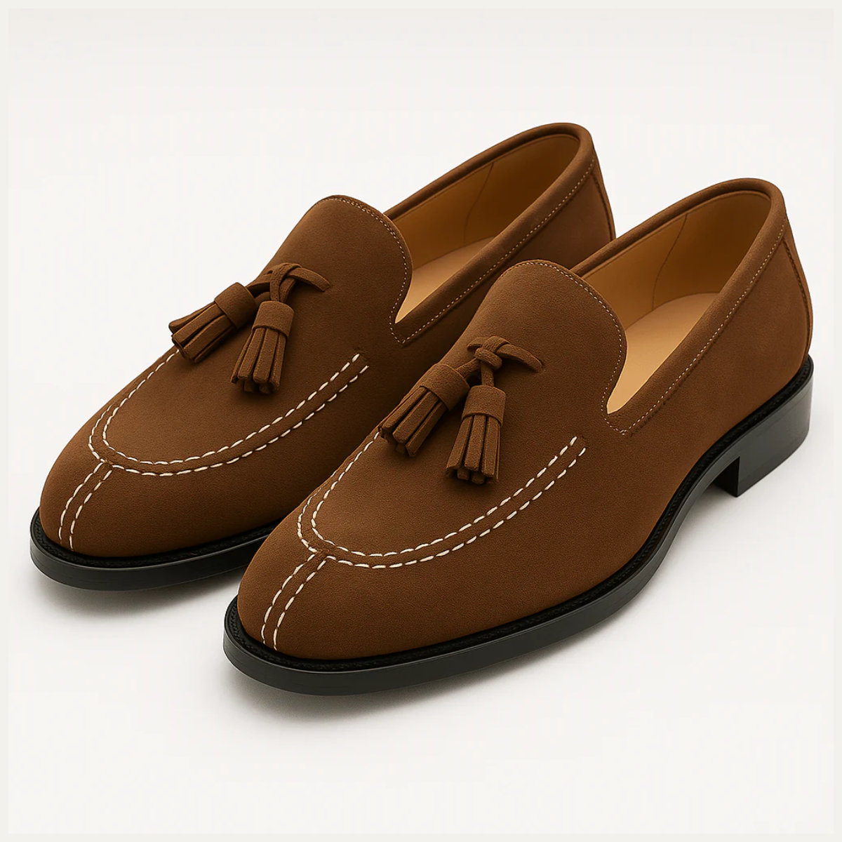 The Livorno Men’s Suede Tassel Loafer