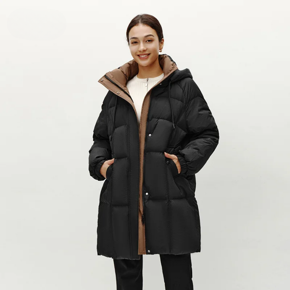 Women's Down Filled Long Coat