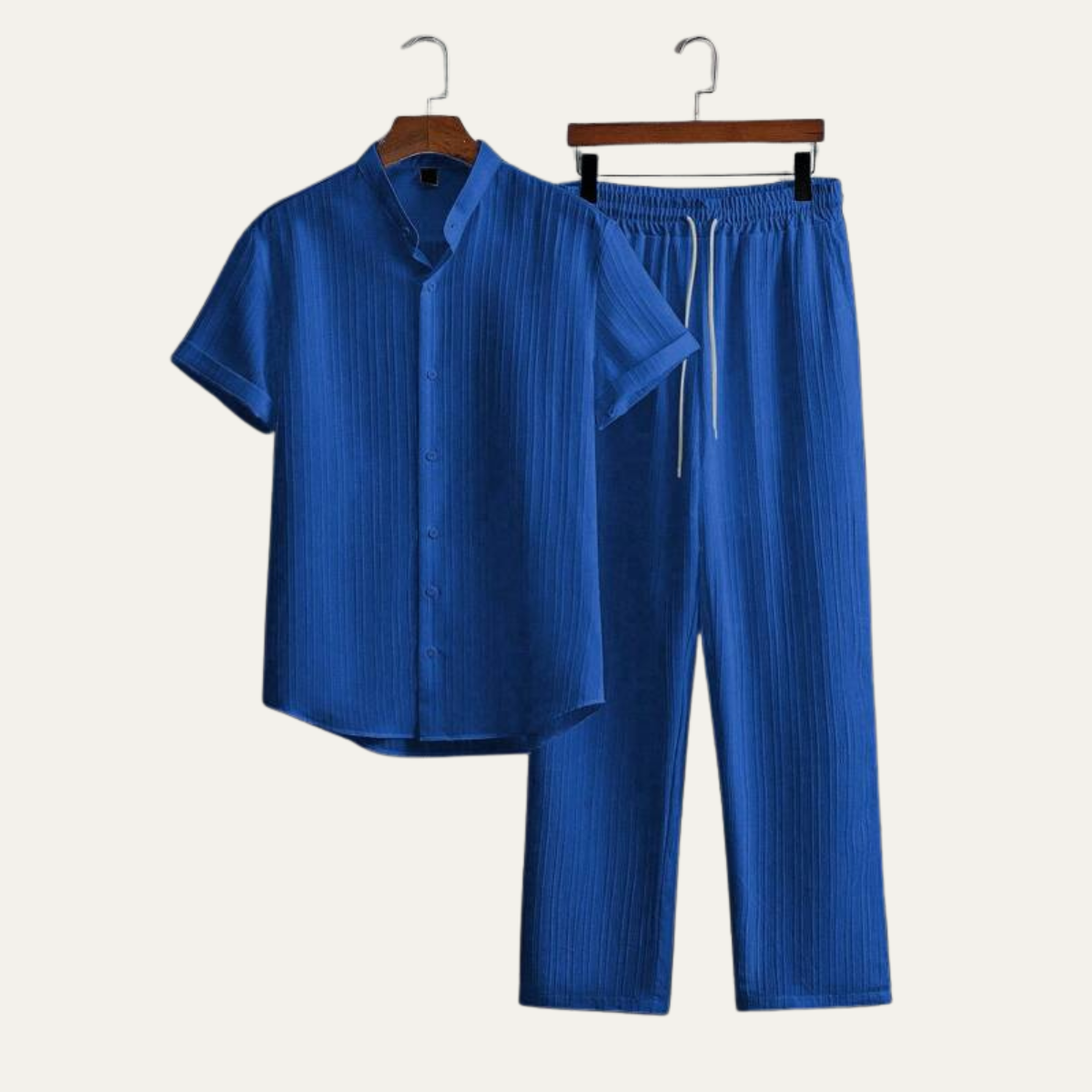 The Pinewater Men’s Linen Summer Trendy Set – Shirt & Trousers