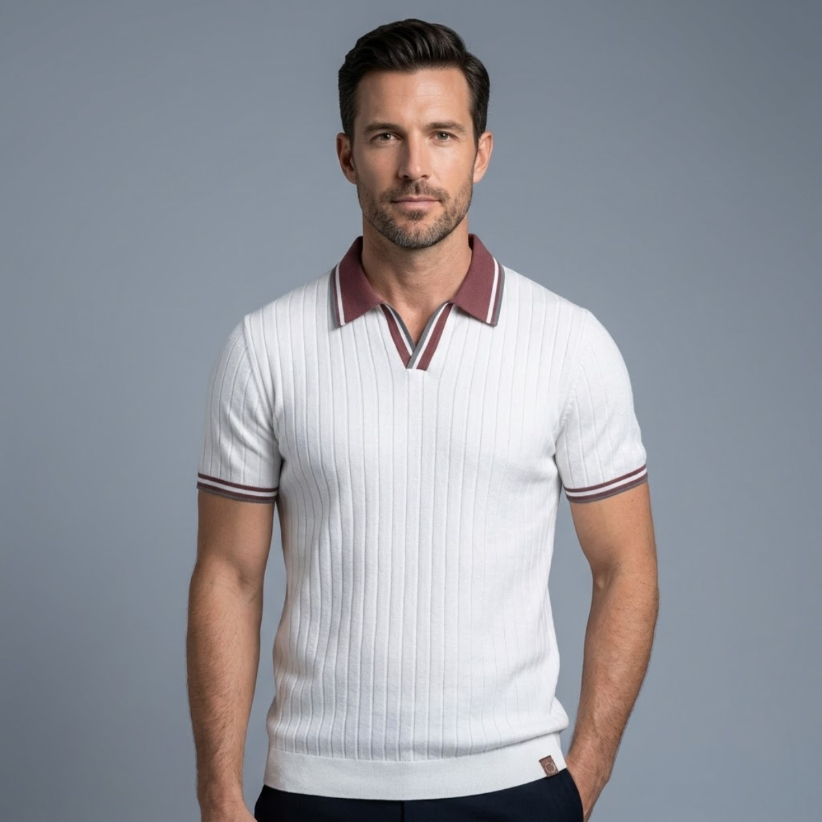 Men’s Knit Polo Shirt