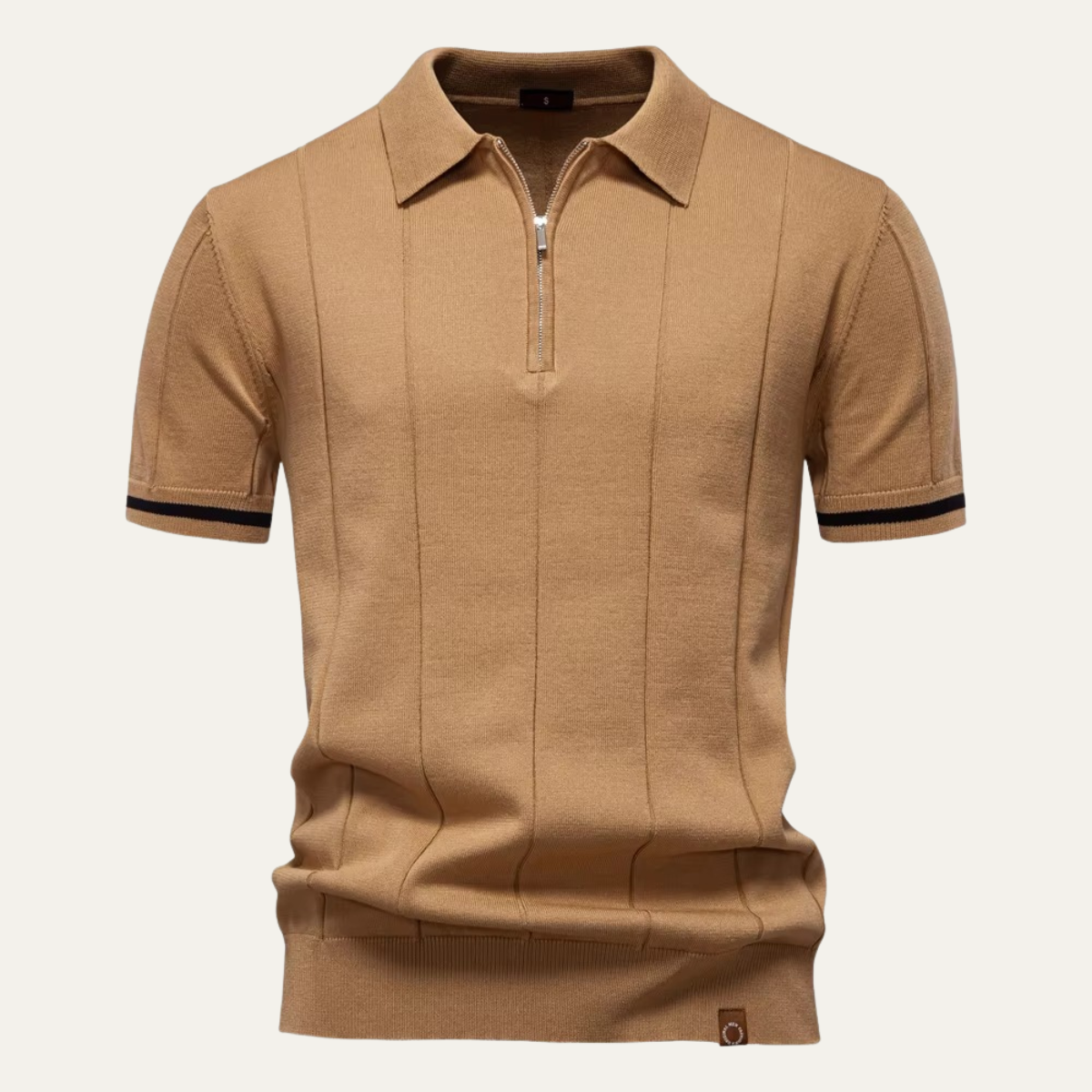 Men’s Quarter Zip Polo Shirt