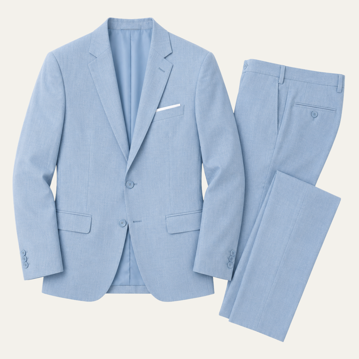 Men’s Lightweight Formal Wedding & Business Suit Set