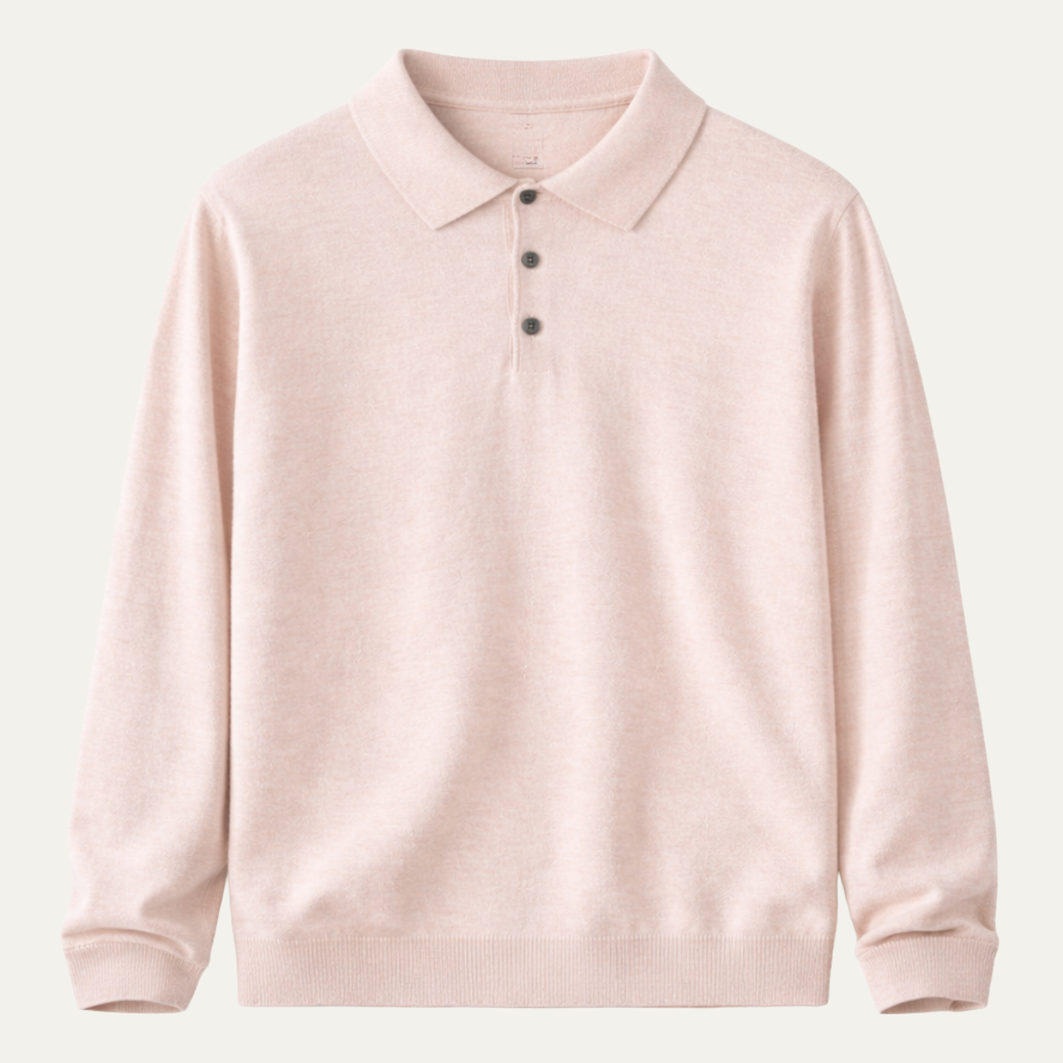 Men’s Merino Wool Knit Smart Casual Polo Jumper