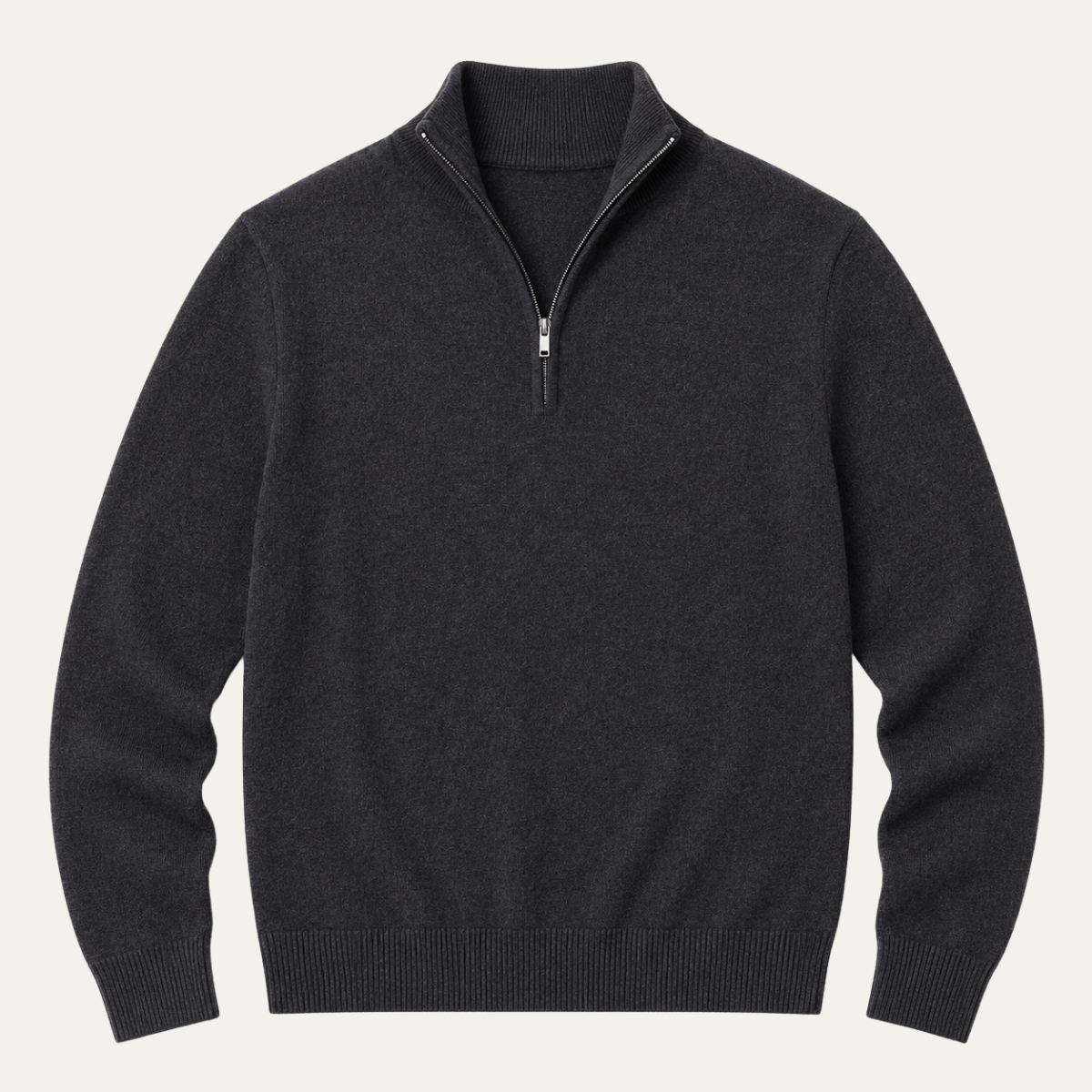 The Bologna Men's Quarter Zip Knit Jumper