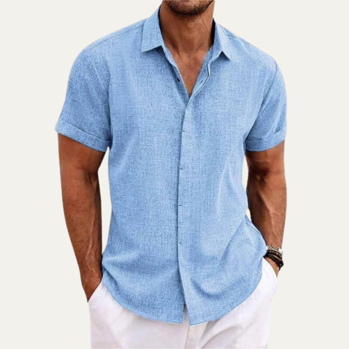 The Huntington Men’s Casual Summer Shirt