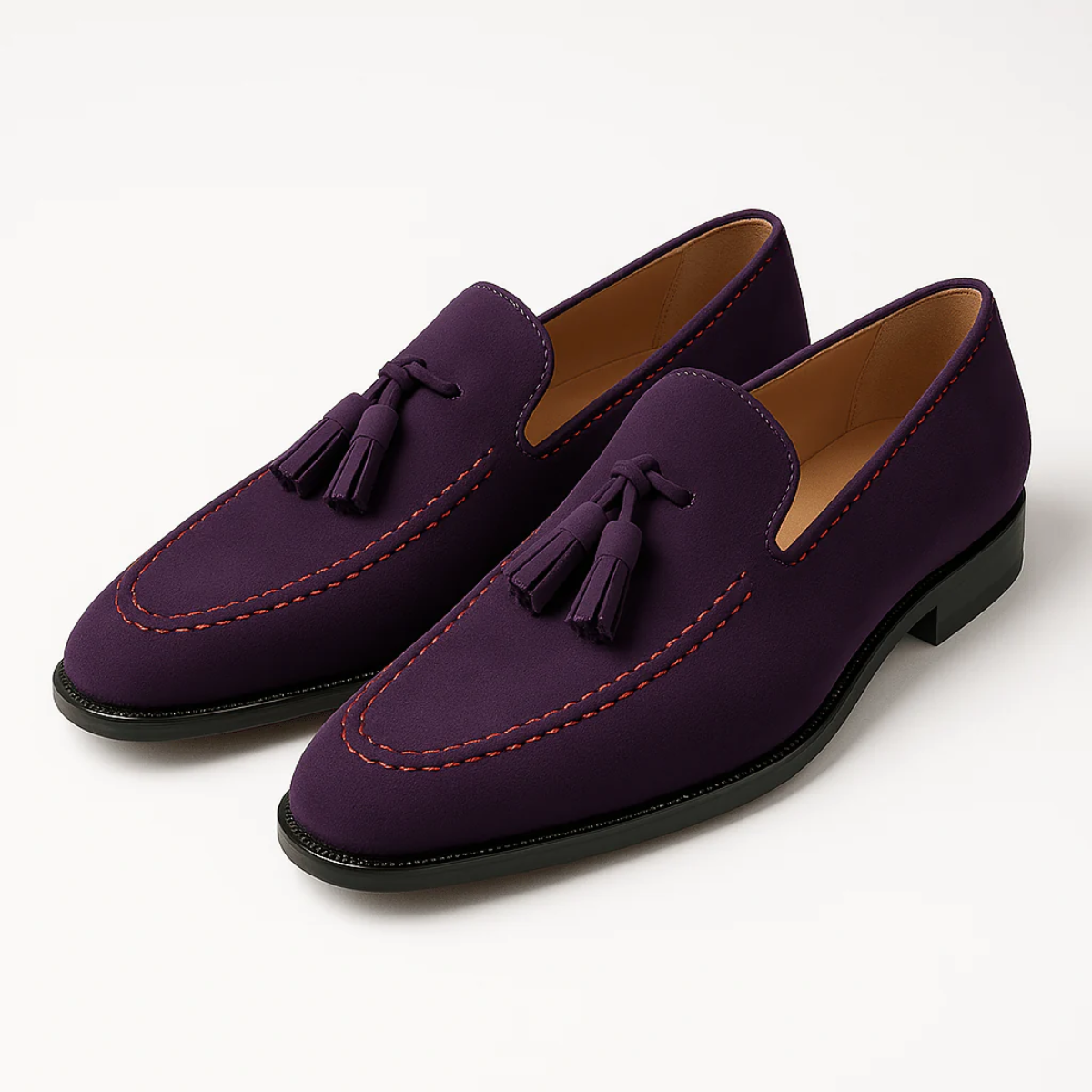The Livorno Men’s Suede Tassel Loafer