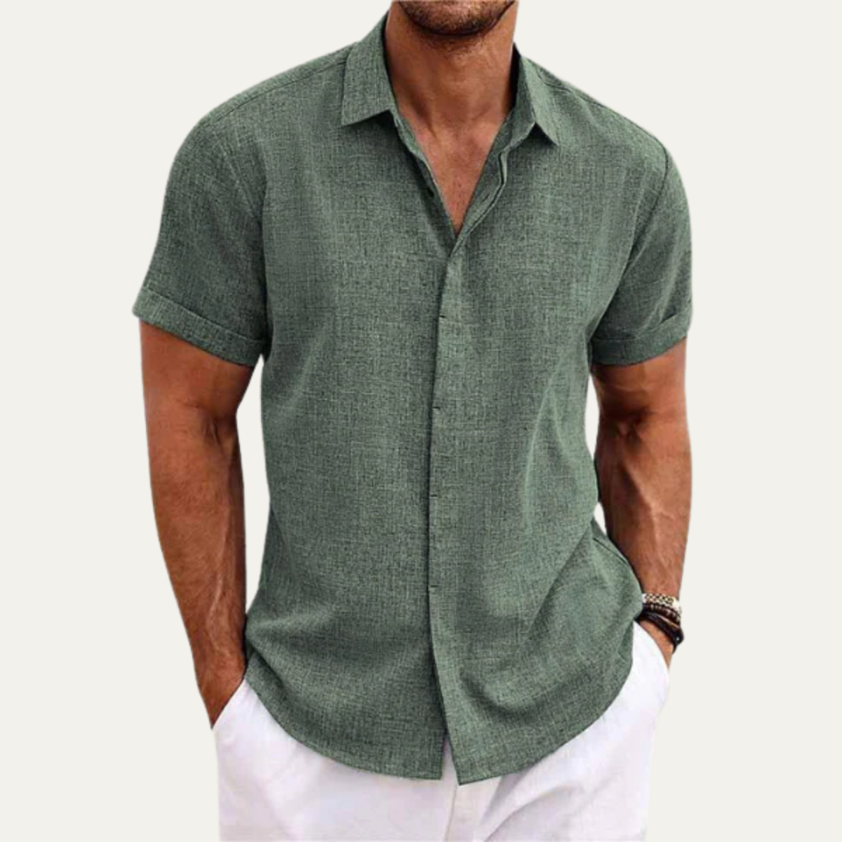 The Huntington Men’s Casual Summer Shirt