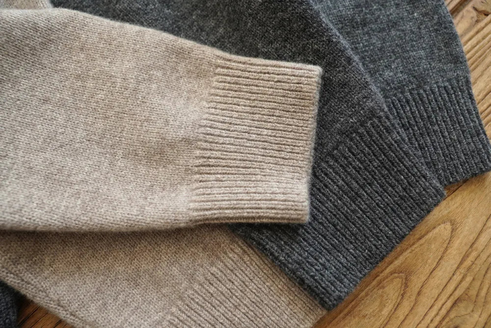 The Richmond Men's Button Neck Henley Knit Jumper