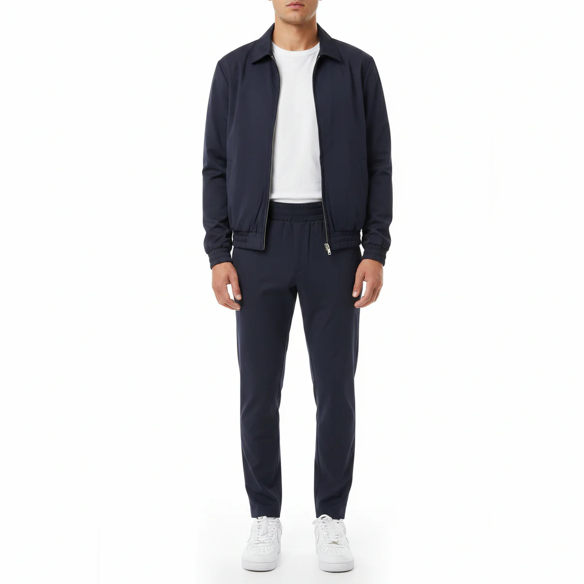 The Reno Men's Premium Tech Tracksuit Set - Navy Blue
