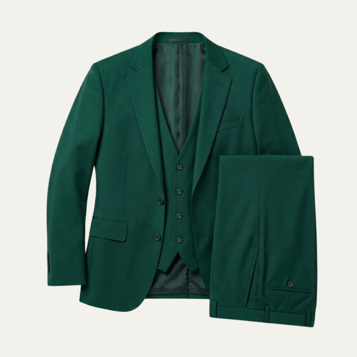 The Montalcino Men’s Luxury 3 Piece Set - Jacket, Gilet & Trousers