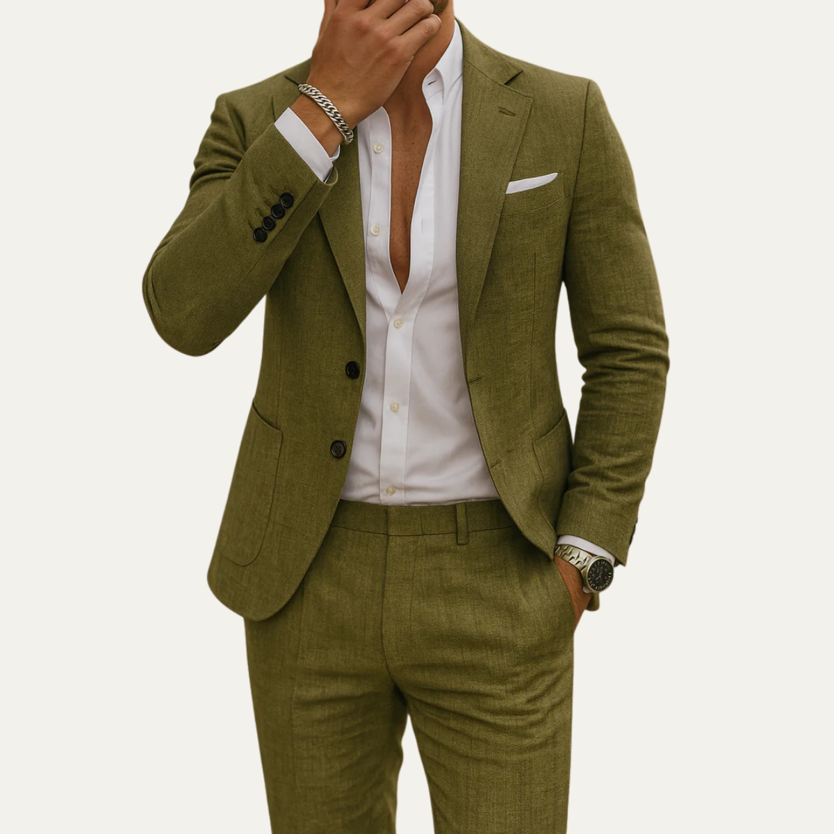 The Radnor Men’s Slim Fit Two Piece Wedding Suit Set