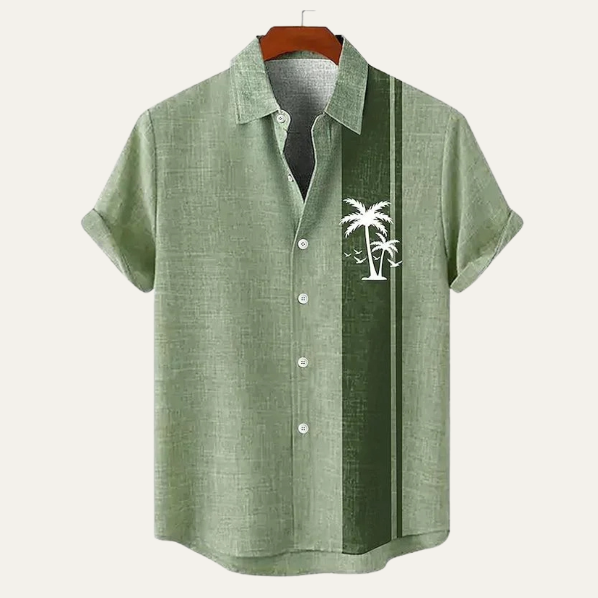 The Balmoral Men’s Patterned Vintage Cotton Linen Shirt