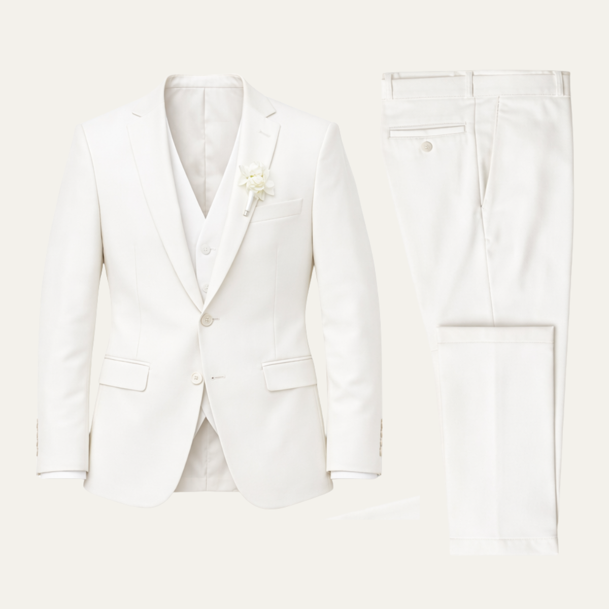 The Lacco Ameno Men’s Linen Suit – Slim Fit Jacket and Trousers