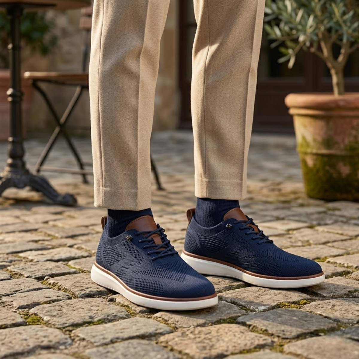 The Annecy Men’s Lightweight Breathable Lace Up Mesh Shoes