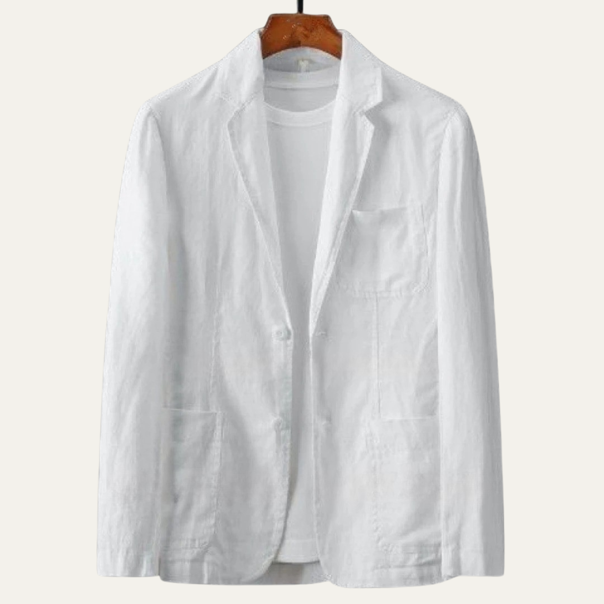 The Recco Men’s Single Breasted Summer Linen Blazer Jacket