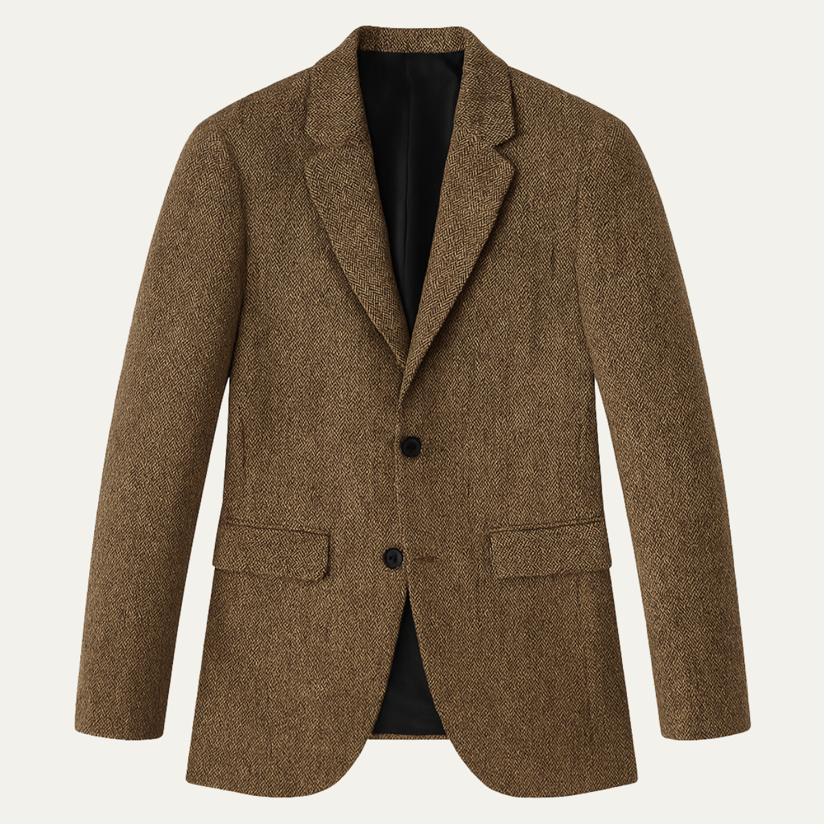 The Jefferson Men’s Classic Herringbone Tweed Blazer
