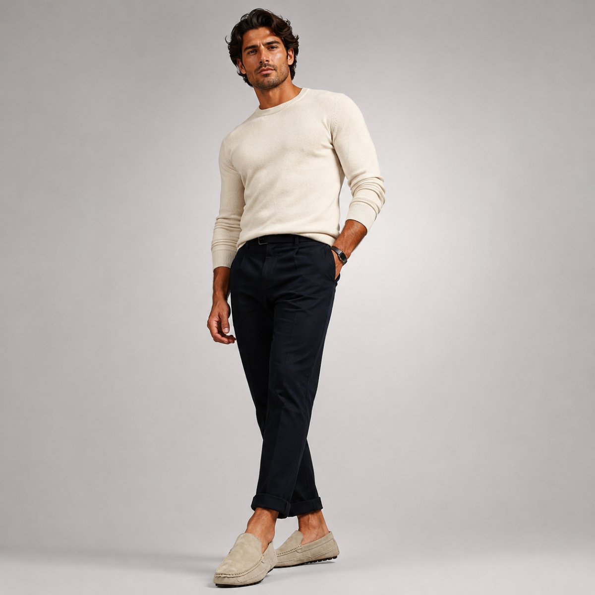 The Epsom Men’s Trendy Suede Leather Slip-On Loafers