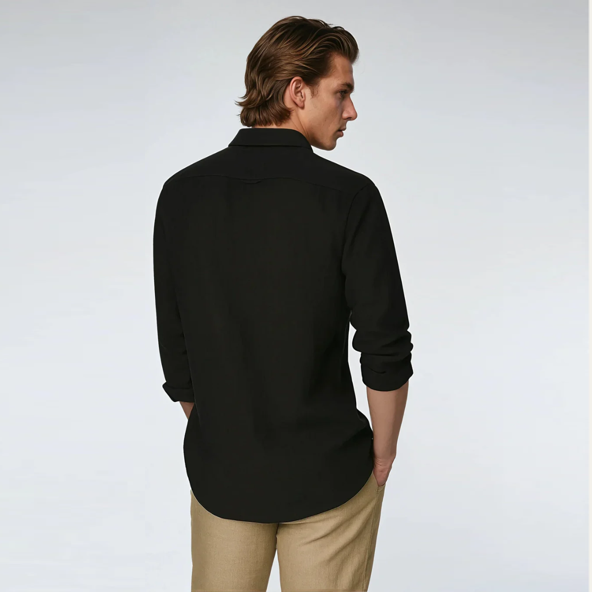 The Matera Men's Premium Linen Button Up Shirt