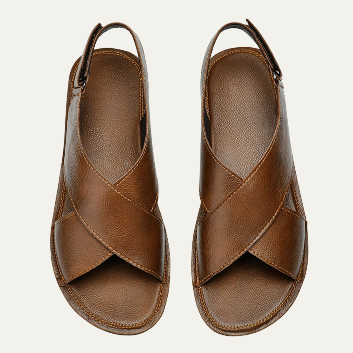 The Cannobio Men’s Slingback Open Toe Casual Leather Sandals