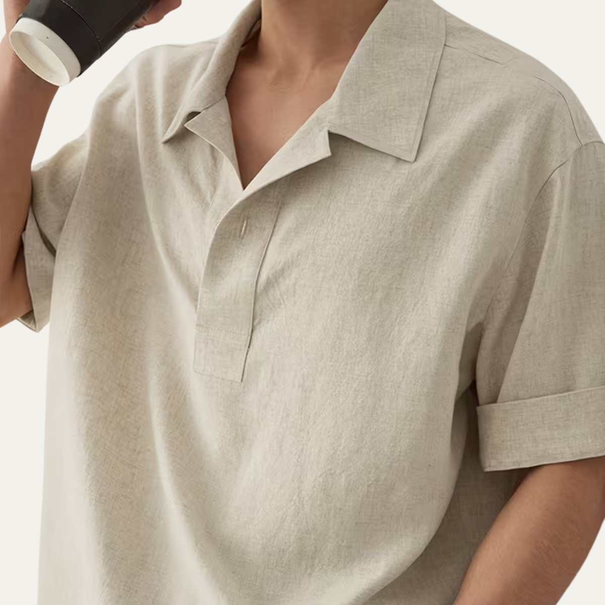 The Amalfi Men’s Breathable Short Sleeve Polo Shirt