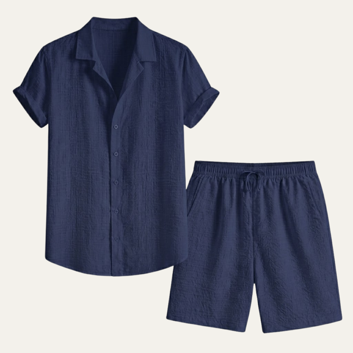 The Taranto Men’s Summer Beach Set – Shirt and Shorts