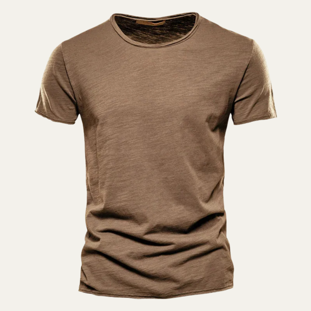 The Gubbio Men’s Lightweight Cotton Crew Neck Basic T Shirt
