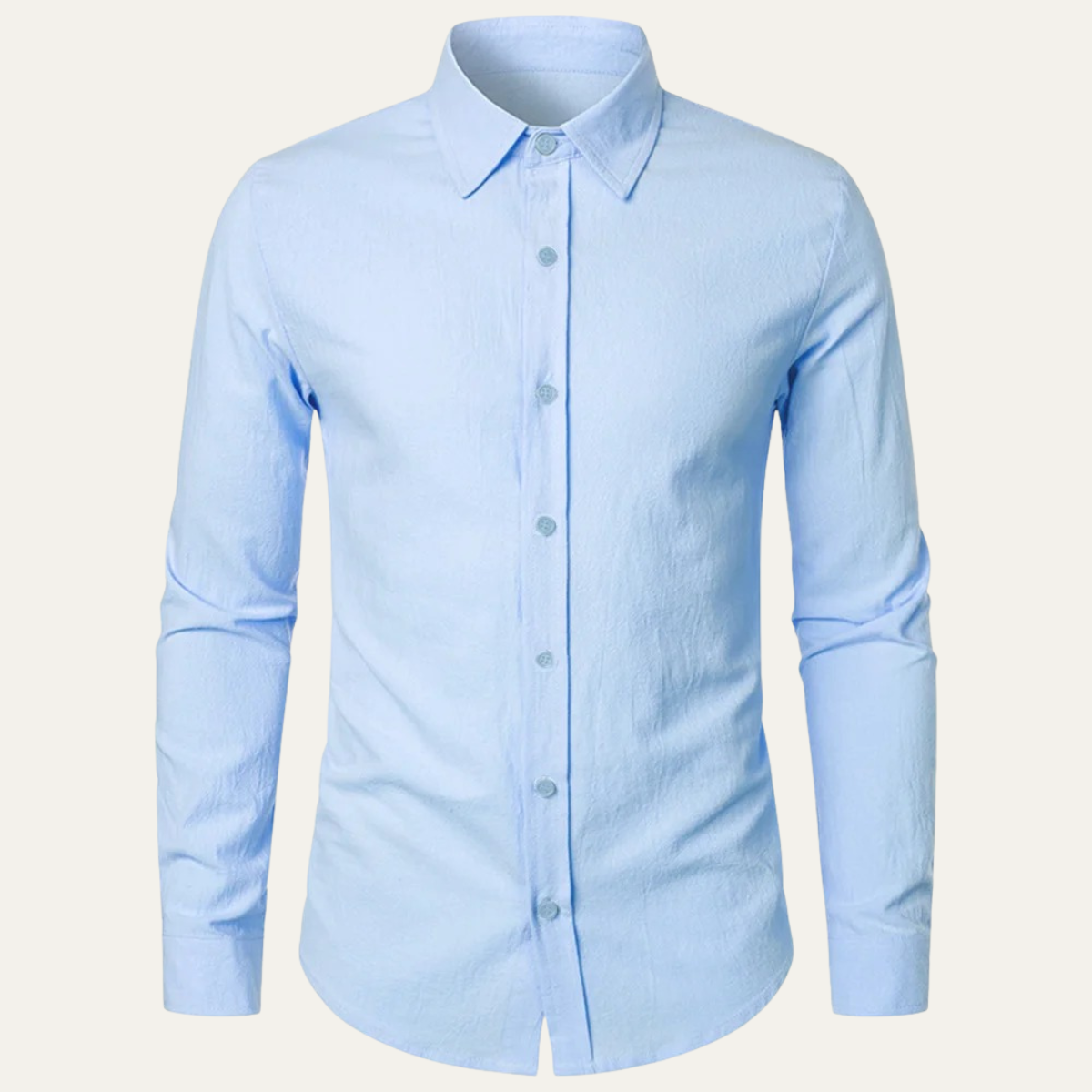 The Levico Men’s Casual Cotton Linen Business Shirt