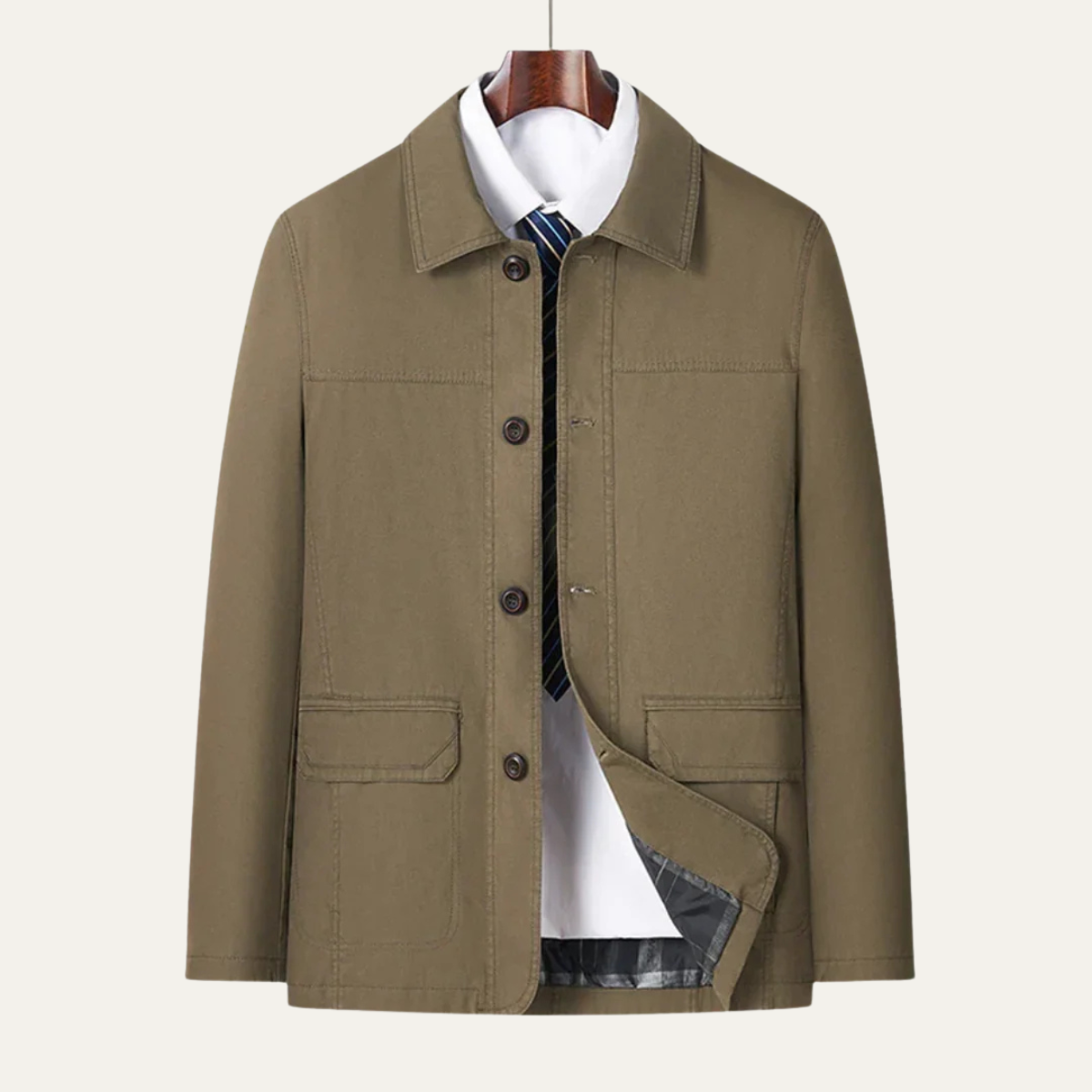 Men’s Lightweight Button Up Casual Jacket