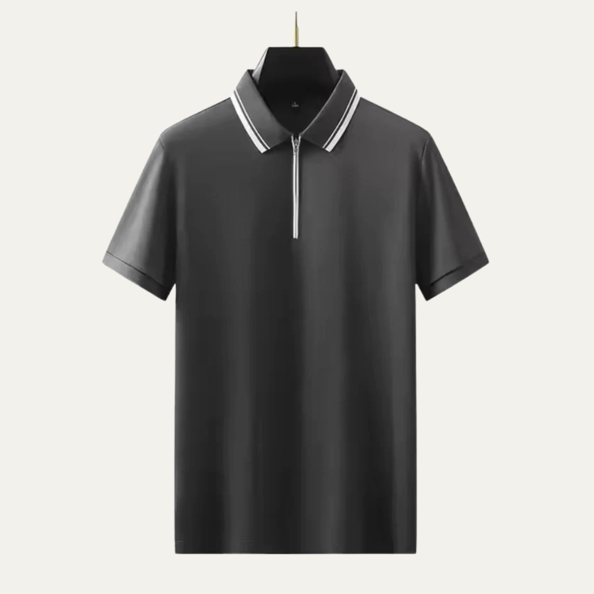 The Ridgefield Men’s Modern Quarter Zip Polo Shirt