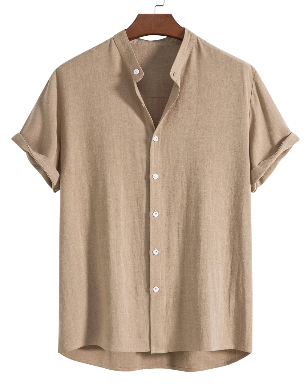 The Brentwood Men's Short Sleeve Linen Shirt & Drawstring Trousers Set