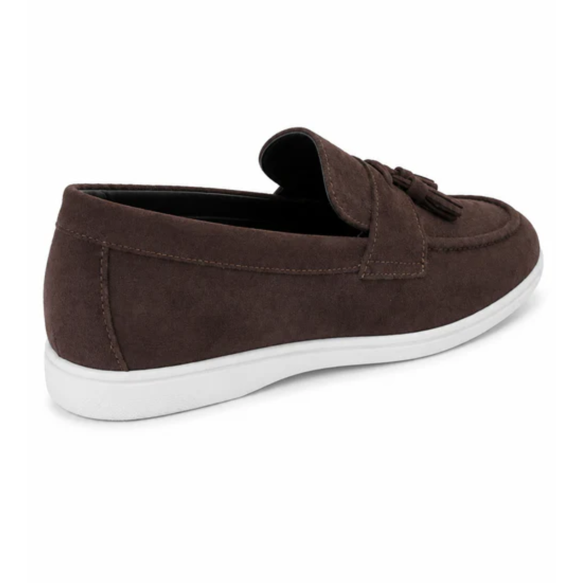 The Prescott Men's Suede Tassel Slip On Loafers - Brown