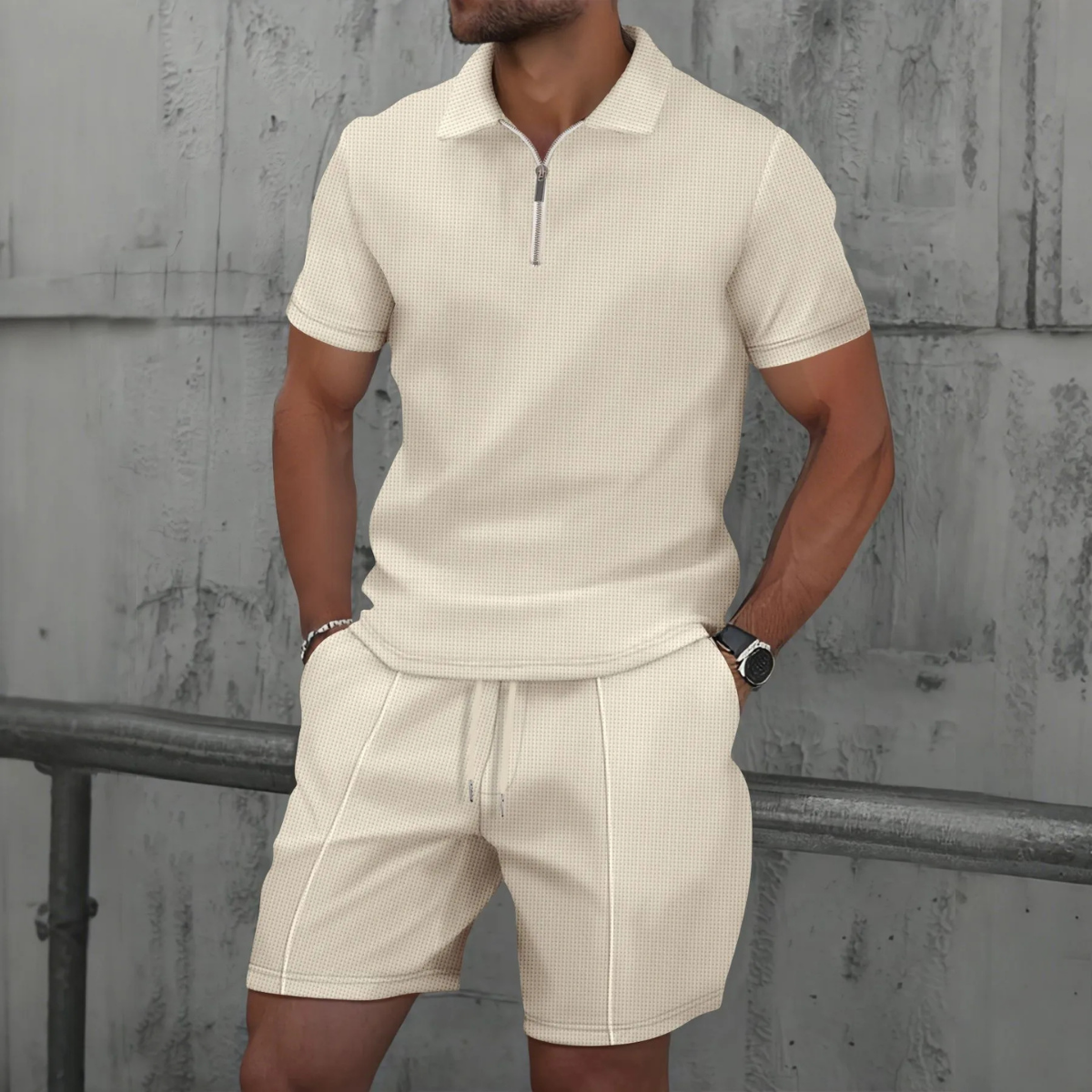 The Holkham Men’s Lightweight Linen Drawstring Shorts