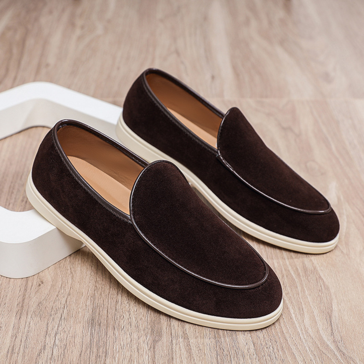 The Mornington Men’s Casual Comfort Suede Slip On Loafers