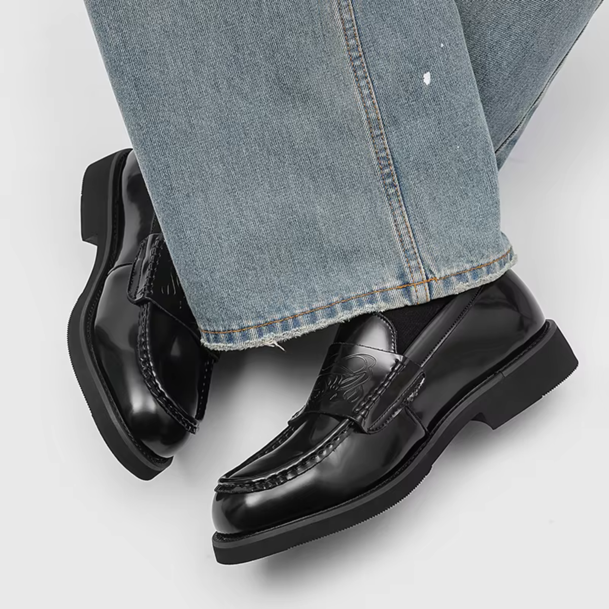 The Laglio Men’s Business Slip On Leather Dress Shoes