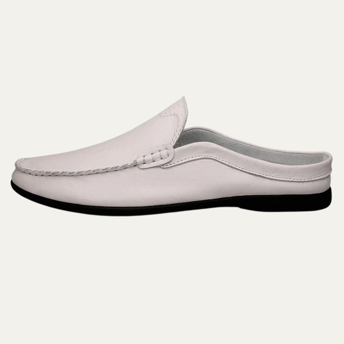 The Varenna Men’s Casual Mule Leather Loafers