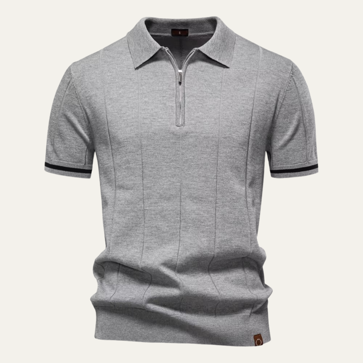 Men’s Quarter Zip Polo Shirt