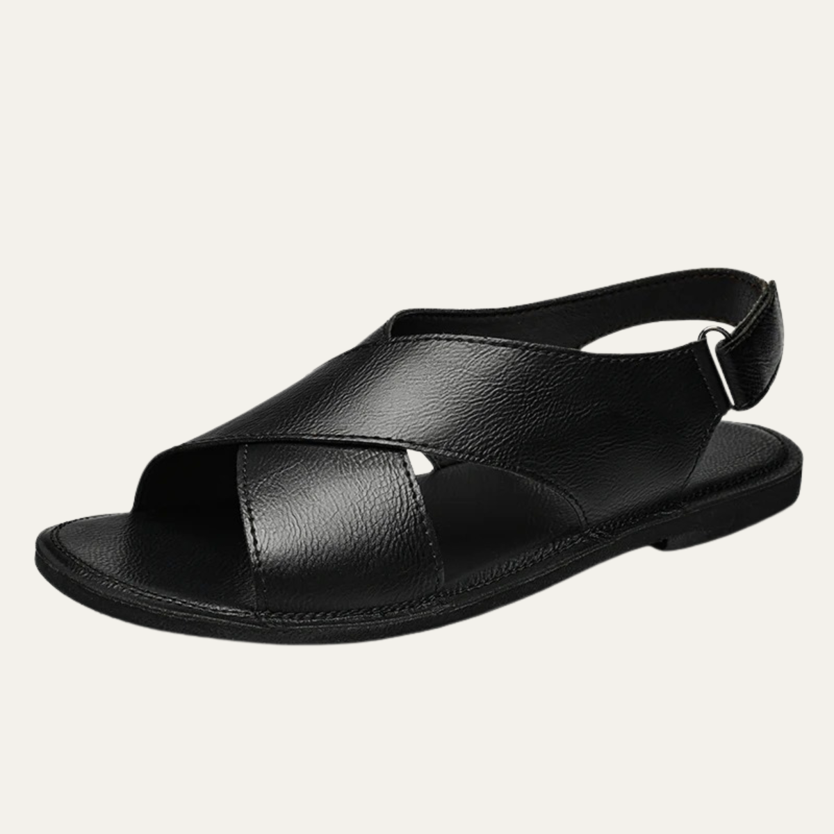 The Cannobio Men’s Slingback Open Toe Casual Leather Sandals