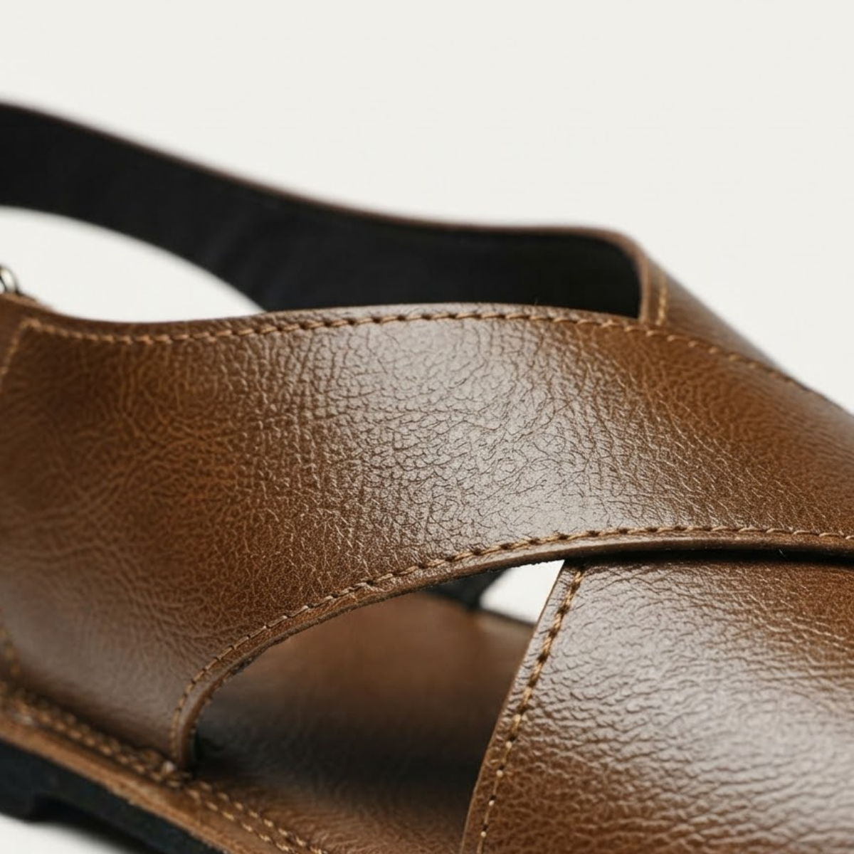The Cannobio Men’s Slingback Open Toe Casual Leather Sandals