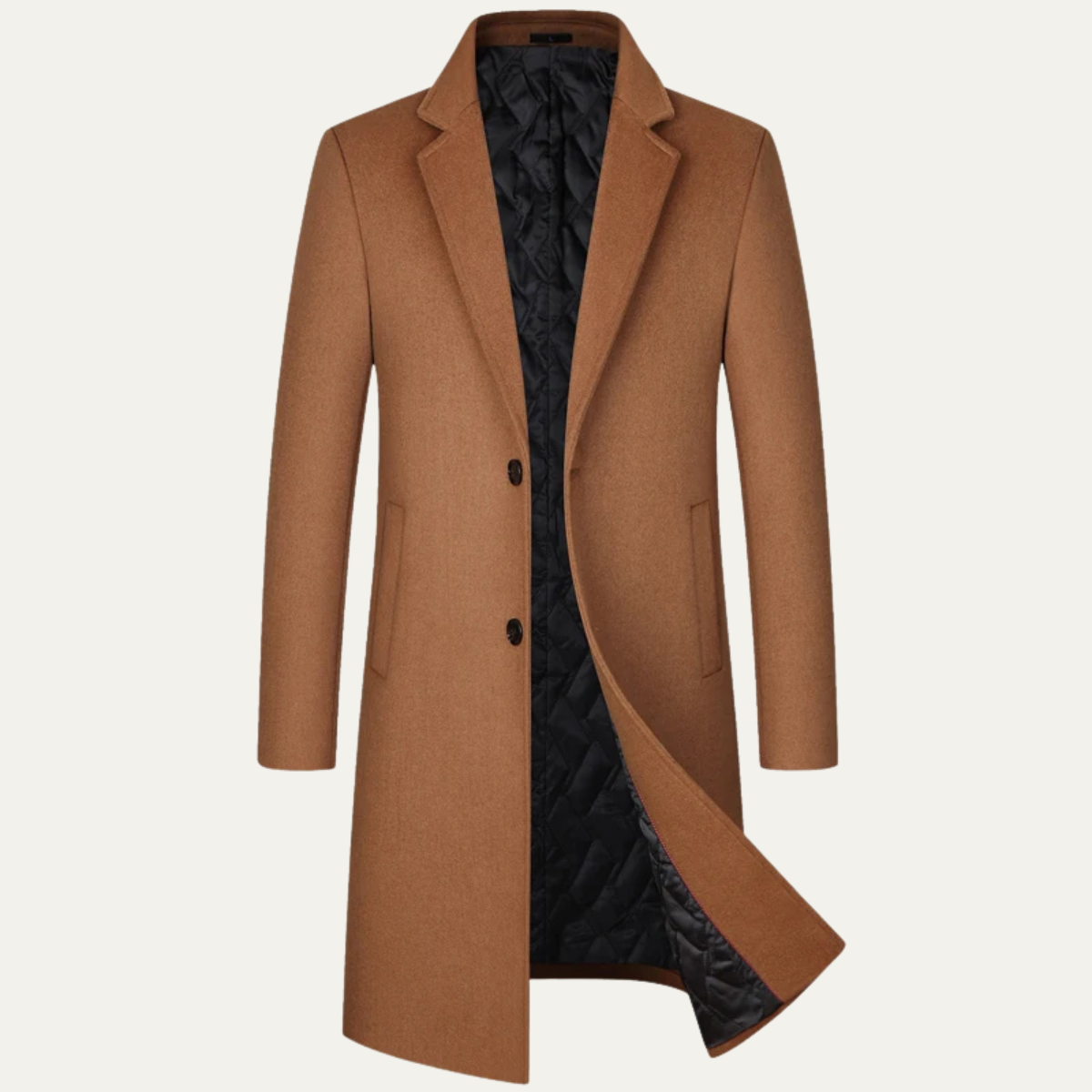 The Ascot Men's Elegant Long Winter Smart Coat