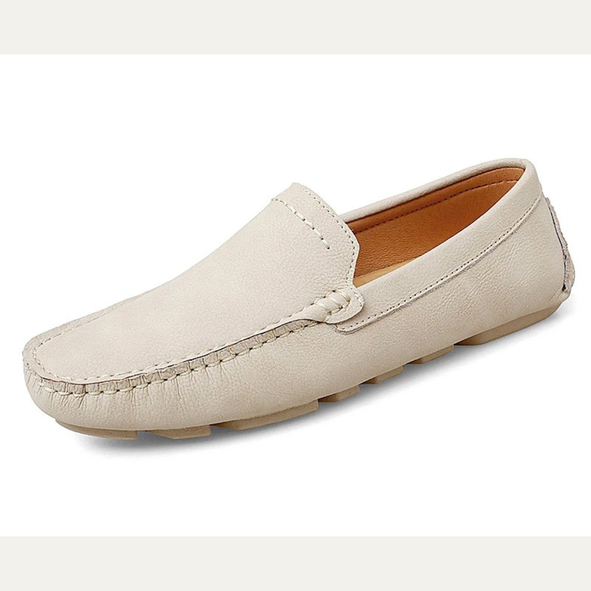 The Sassicaia Men’s Genuine Leather Casual Slip On Loafers