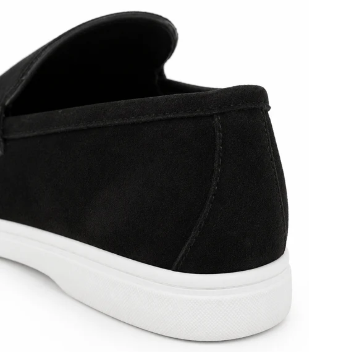 The Sheridan Men's Lightweight Slip On Suede Loafers - Black