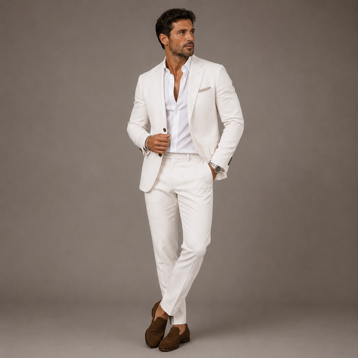 The Danforth Men’s Slim Fit Two Piece Elegant Suit Set