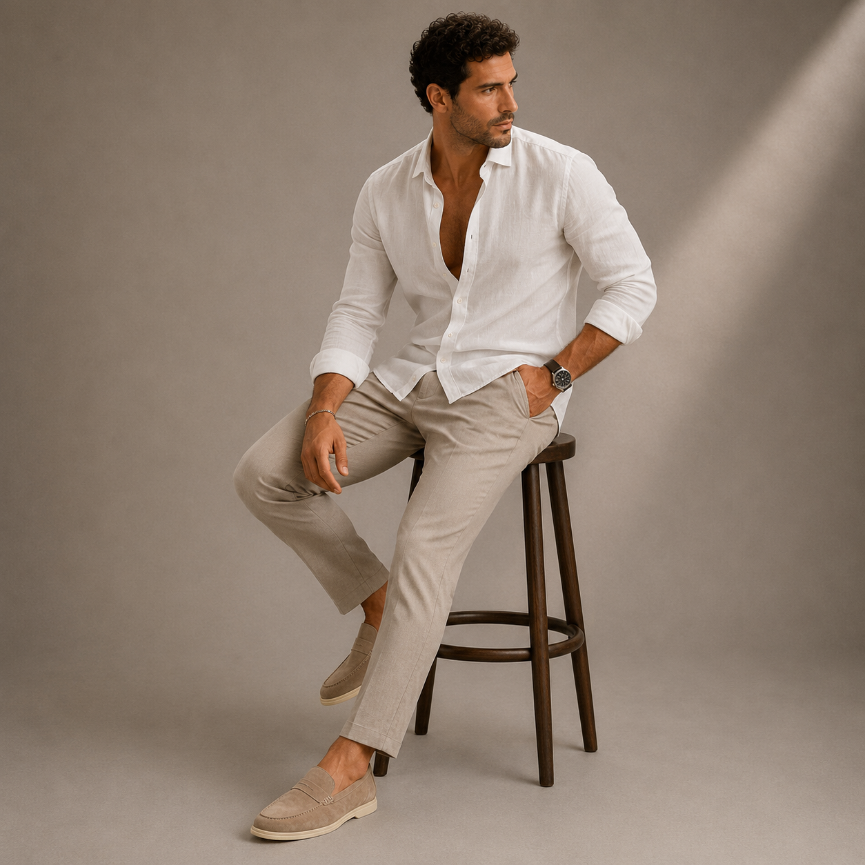 Men’s Slip On Suede Loafers