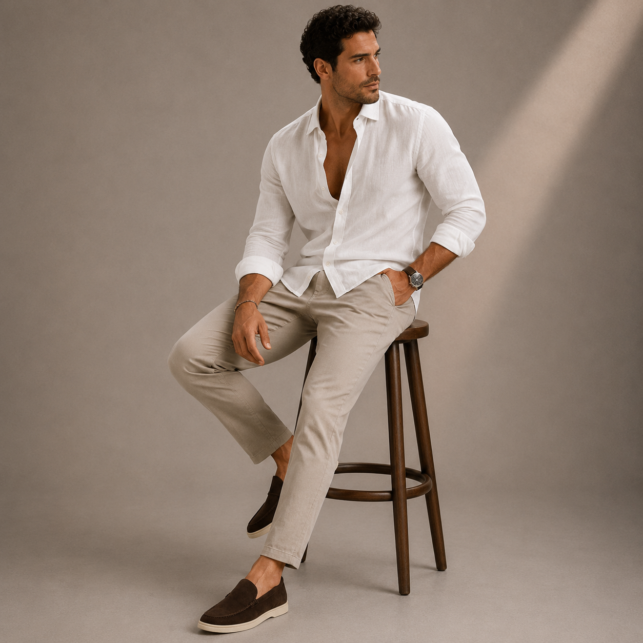 Men’s Slip On Suede Loafers