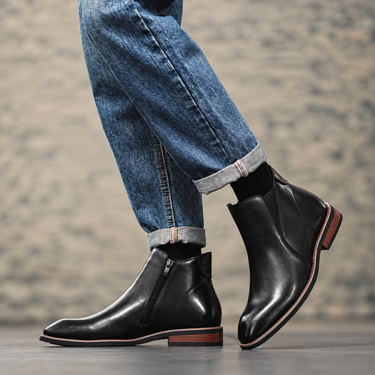 The Curzon Men's Side Zip Chelsea Boots