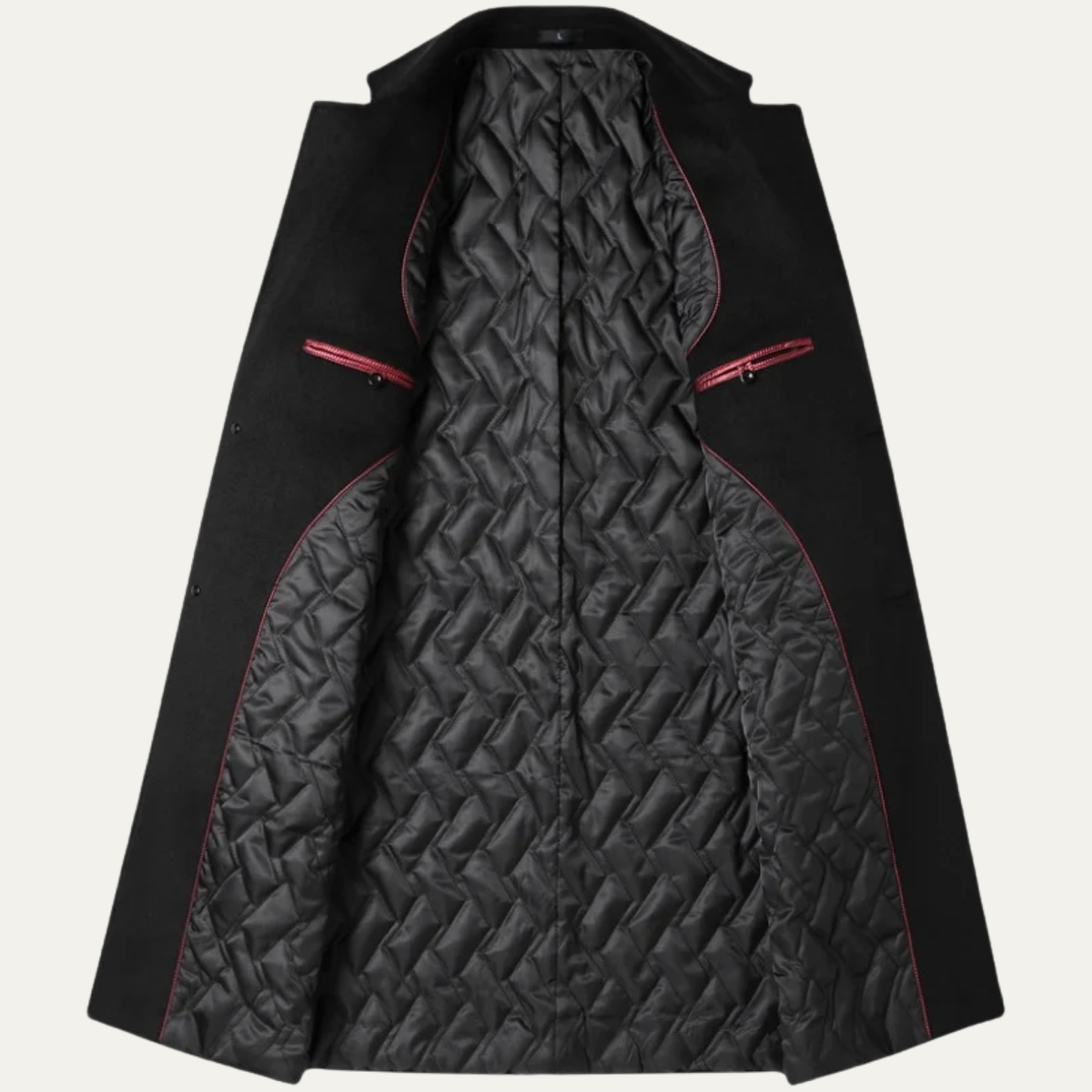 The Ascot Men's Elegant Long Winter Smart Coat