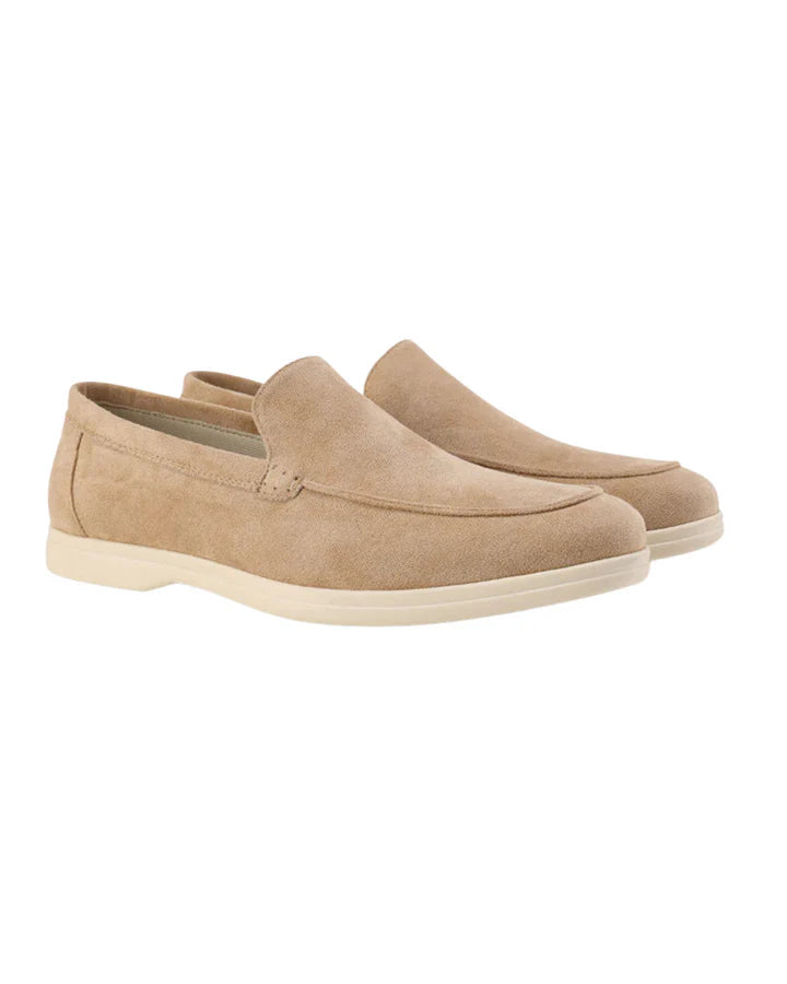 The Venetian Men's Trendy Suede Slip On Loafers